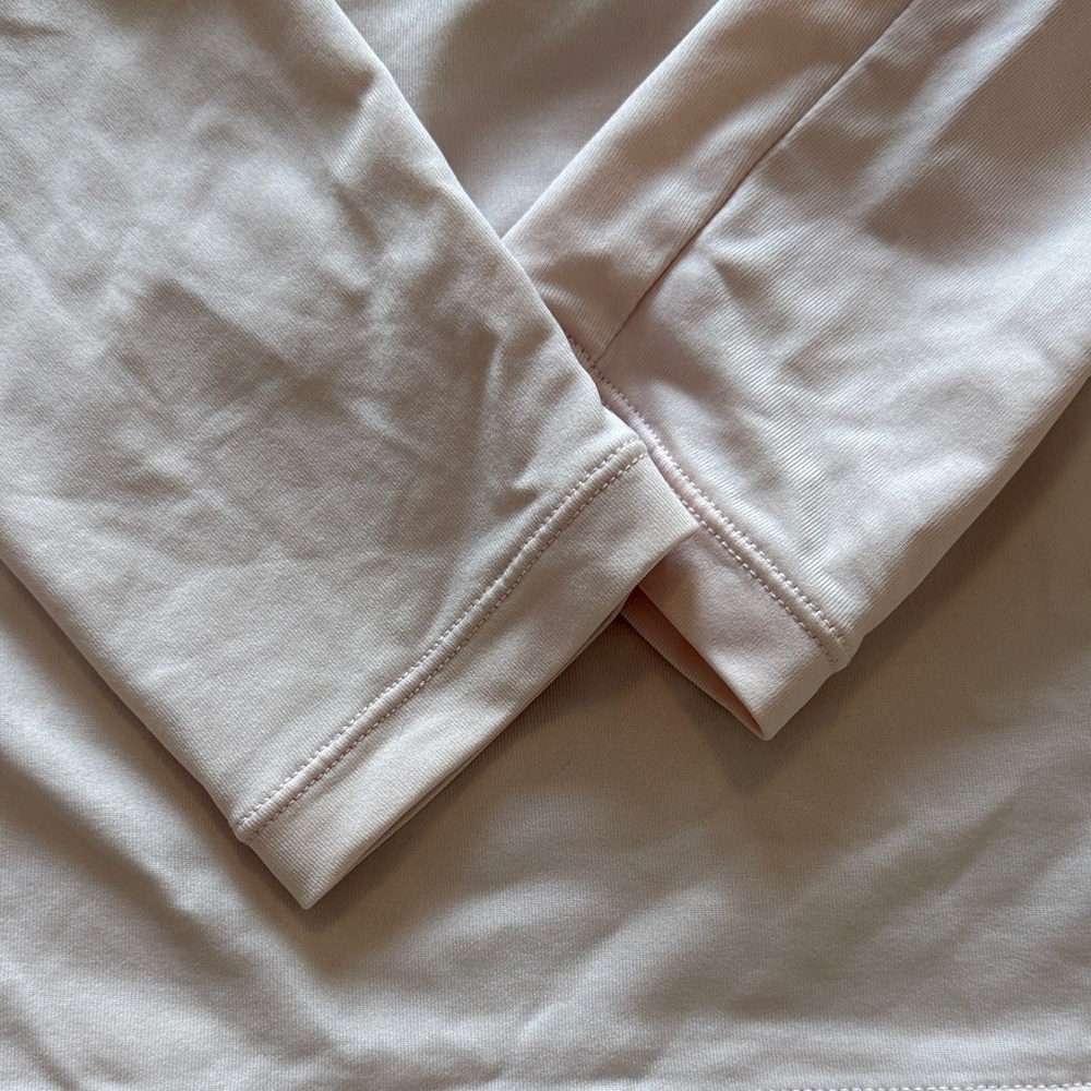 Nike Golf Dri-Fit Women’s Pink/Cream Long Sleeve Shirt - Picture 5 of 8